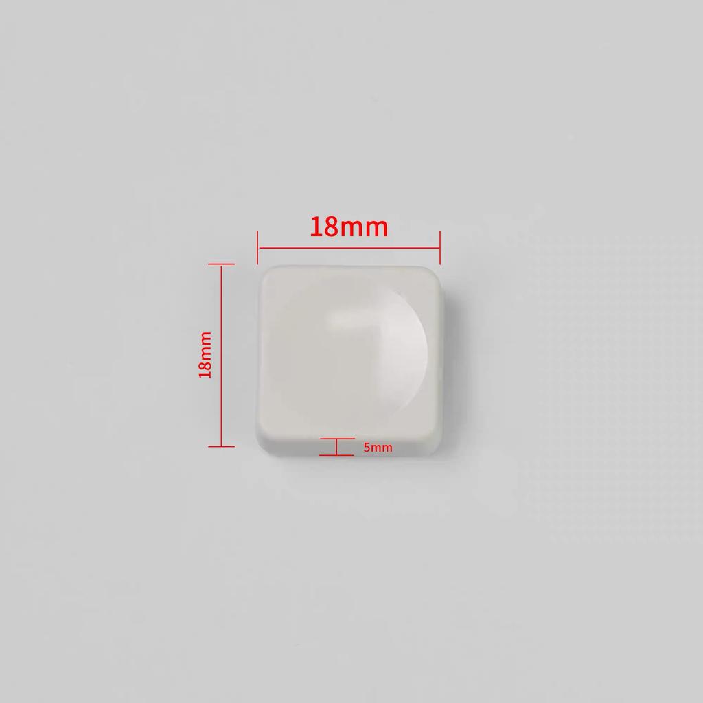 Chosfox LCK 5/10/30/50PCS Low Profile Keycaps PBT For MX Low Switch Ultra Thin Mechanical Keyboard White Grey Transparent Keycap