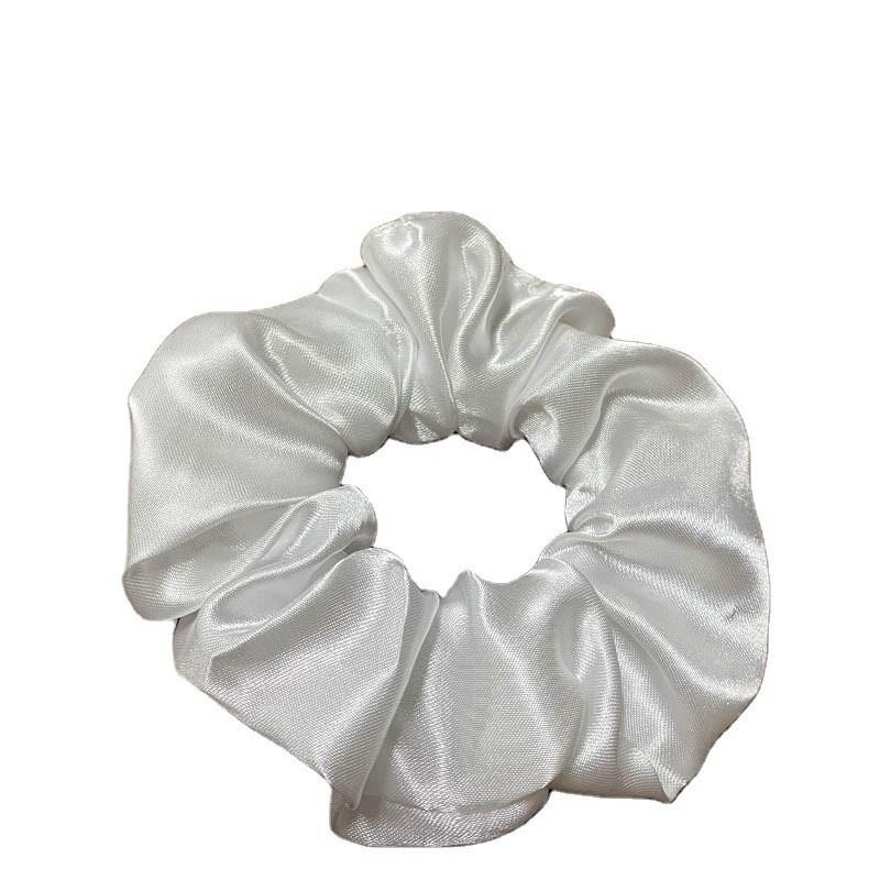 LED Light-Up Large Intestine Hair Scrunchie - Women's Shiny Nightclub Elastic Flower Headband for Parties and Christmas