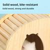 Natural Wood Hamster Hideaway Arch Design Small Pet Castle New Hamster House  for Small Pets