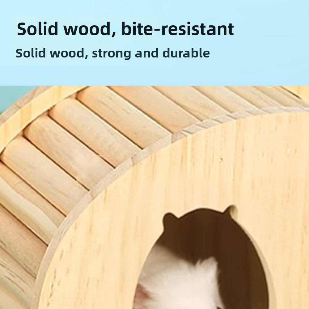 Natural Wood Hamster Hideaway Arch Design Small Pet Castle New Hamster House  for Small Pets