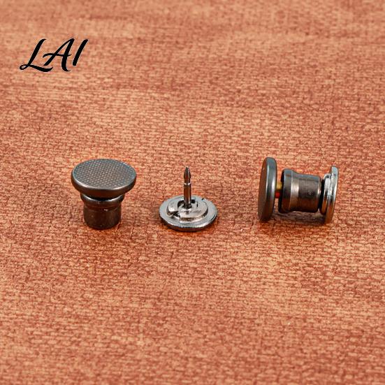 Clothing Adjustment Accessory 2Pcs Pants Leg Shortening Pin No Sew Button Pin for Sewing Free Pins Shirt Sleeves Trousers Hems Removable Reusable
