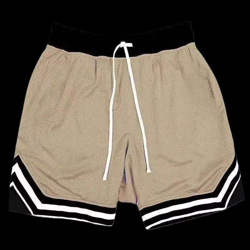 New Summer Men Fashion Sports Shorts Quick Dry Loose Muscle Training Shorts for Summer Fitness Joggers Casual Breathable Short