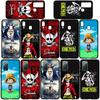Phone Case for iPhone 17 15 16 Plus Redmi Note 14 12 11 13 Pro Max Huawei P30 P20 Lite OPPO A60 A40 A80 A18 A16 Red Hair Luffy One Piece Shanks Cover