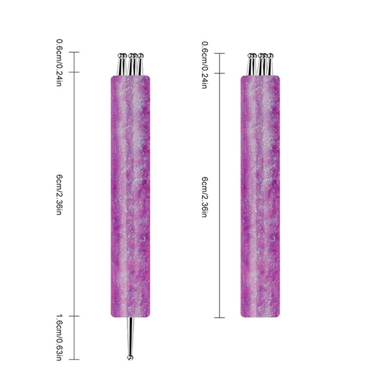 5 Petal Flower Nail Dotting Pen Stainless Steel Tip Perfect for DIY Manicure Design Ideas