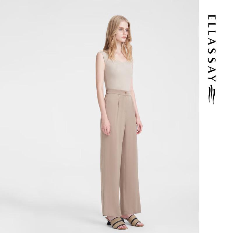 ELLASSAY Women's Silk-Feel Commuter Trousers