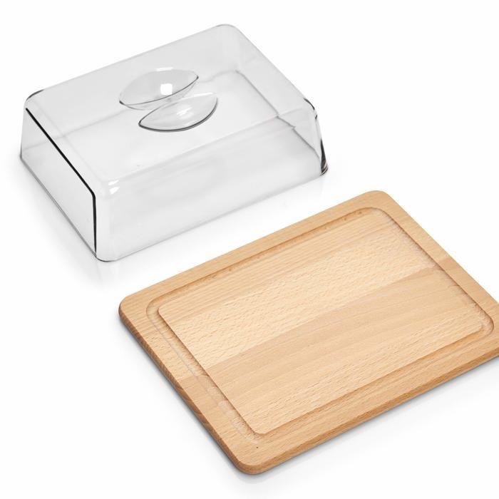 Plateau a fromage - cloche a fromage Zeller - 22028 - 2057553 Cloche a Fromage Multicolore 25 x 20 x 8 cm