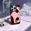 Big-eyed cute girl cartoon design Phone Case for iPhone 17 16 e 15 14 13 12 Pro Max Sheepskin Silver-edged protective case