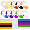 Idoorfree Disposable Wristbands, 500 Pieces, 10 Colors, Color Wristbands, Entrance