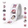 500Pcs/Roll Popular Anime K-Pop Stickers Tiger Theme DIY Waterproof Decals for Scrapbook Phone Luggage Skateboard Laptop Decor
