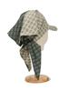 Street Style Karierte Farbblock Turbanmütze für Damen UV-Schutz Sonnenhut Skateboard Baseballkappe