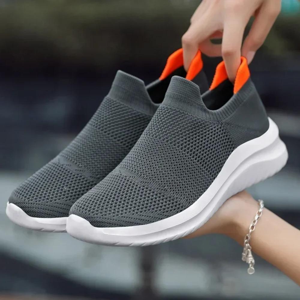 Herresneakers Unisex Fritidssko Myk Såle Slip-On Vulkanisert Sko Lettvekts Loafers Pluss Størrelse Gåsko Herre Tenis Hombres