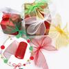 10Yards*26CM Christmas Tree Gauze Mesh Tulle Roll Colorful Xmas Tree Ribbon Xmas   Gift Wrapping