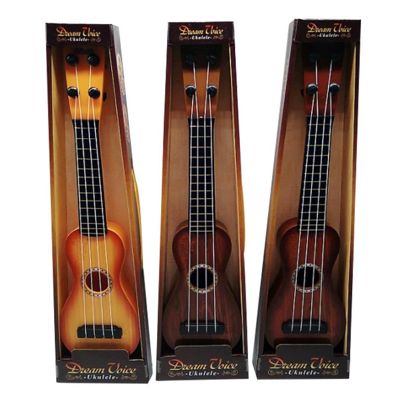Playing Cartoon Fruit Guitar Toy Children'S Early Education Musical Instrument Ukulele Gift Ground Marketing