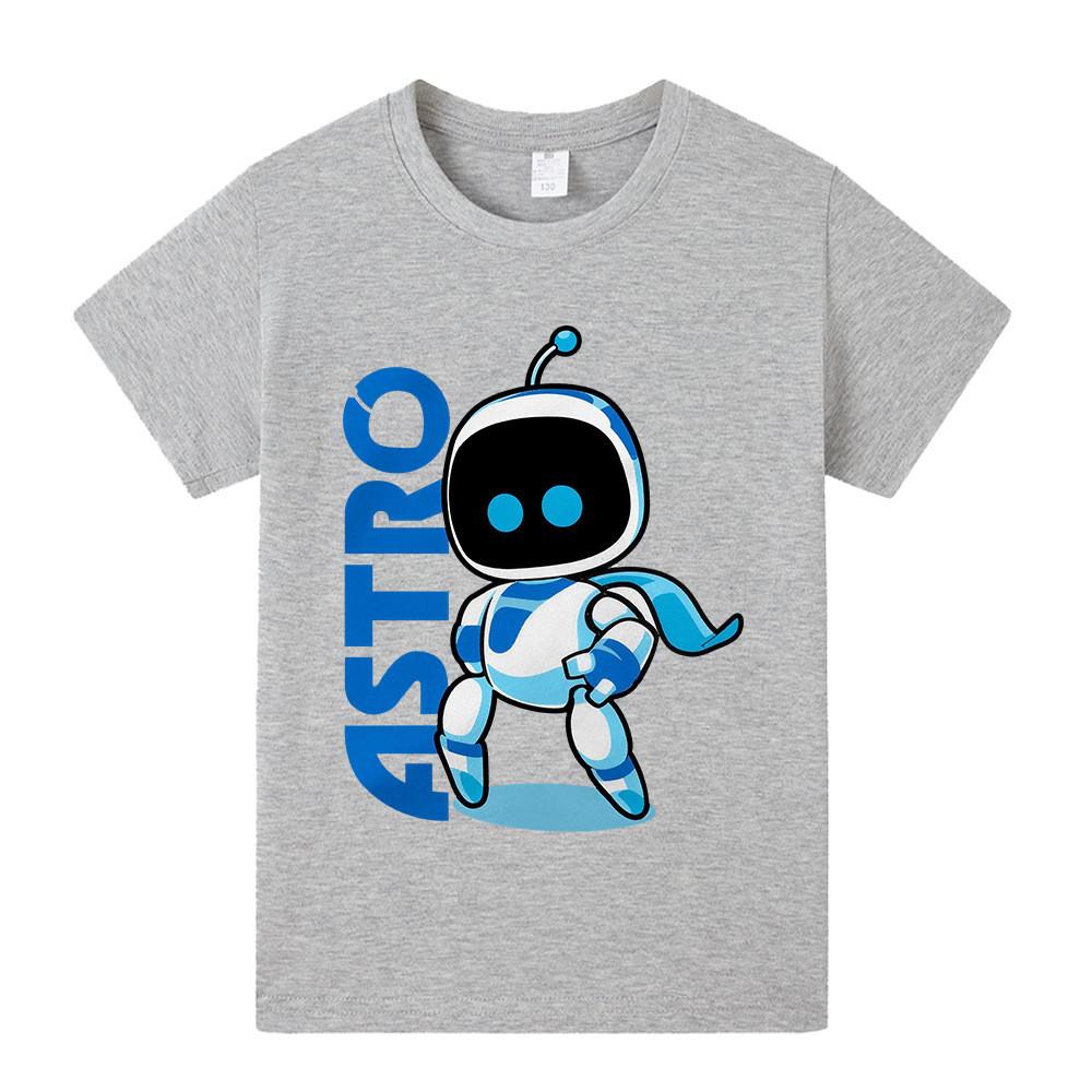 A1337 Dětské tričko s krátkým rukávem a potiskem Astro Bota pro kluky a holky