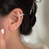 999 Sterling Silver Bow Stud and Clip-on Earrings for Women, Sweet and Elegant Ear Care Accessory.