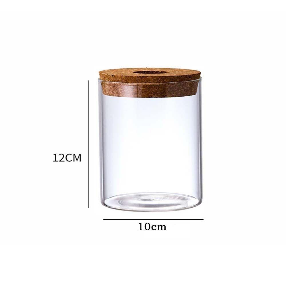 Transparent Hydroponic Plants Flower Pot Thickened Round Transparent Glass Pots Mini Glass Ecological Glass Vase Living Room
