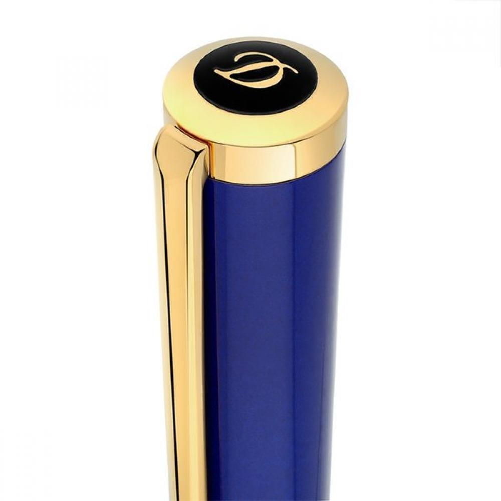 S.t. Dupont 24 Libert Ballpoint Pen Lacquer Navy Gold Cb465222g