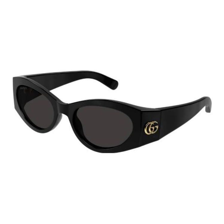 Gucci Logo Pattern Cat Eye Sunglasses Men sunglasses Black GG1401S001 Dust Bag+Eyeglass Case (Random Color)