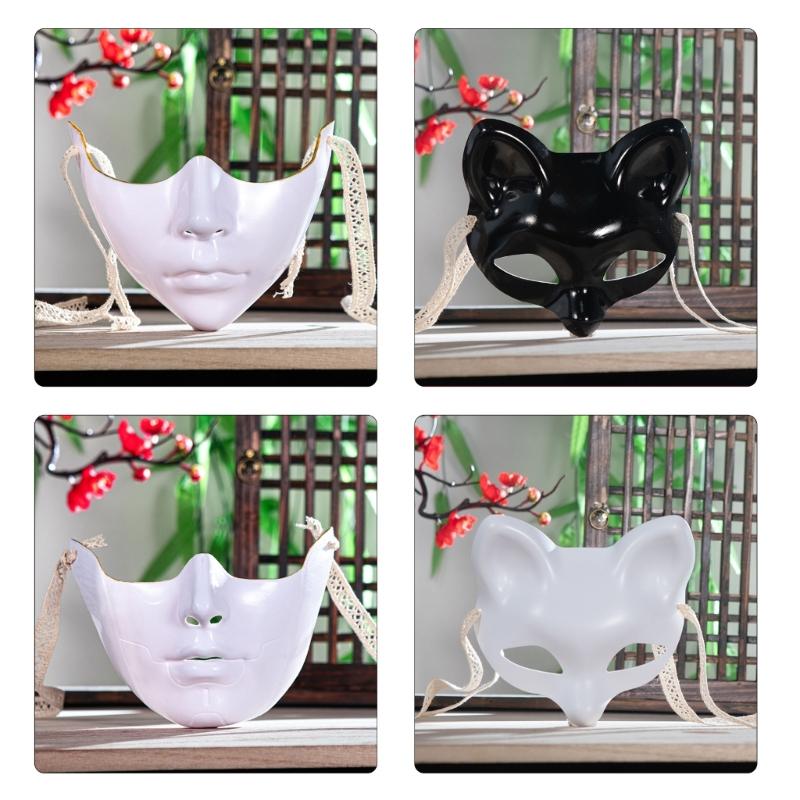 Masquerade Half Face Mask Halloween Eye Cover Mouth Cover Masquerade Costume Decoration for Women Men Halloween Dress Up