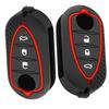 Silicone Key Cover Holder For Alfa Romeo Giulietta Myth Junior 4C Romeo Mito Myth 159 Gto Gta Car Remote Control Car Accessories