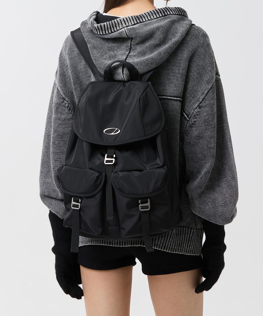 Oddstudio Signature Two-Pocket Backpack - Black