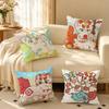 Cute Furry Fabulous Beasts  Square Double-Sided printed Pillow Case Bedroom Bedside Pillow Sofa Cushion Cover