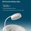 Universal Gravitation Water Inlet For Most Recreational Vehicles and Campers Designed for Easy Installation and Leak Proof Operation