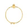 Porti 24k Gold 1.875g Snake Zodiac Flower Bracelet