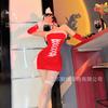 Sexy Sexy Christmas Dress Pure Honey Velvet Dress Set New Year's Robe Cosplay Seduction