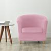 Soft Velvet Club Sofa Cover Stretch Bath Tub Armchair Covers Solid Color Single Sofa Chair Slipcover Bar Counter with Seat Cover