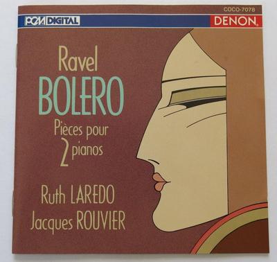CD LAREDE (RUTH), RAVEL; LOUVIER (JACQ - Ravel: For Two Pianos  COCO7078 Japan ObiClassical Used