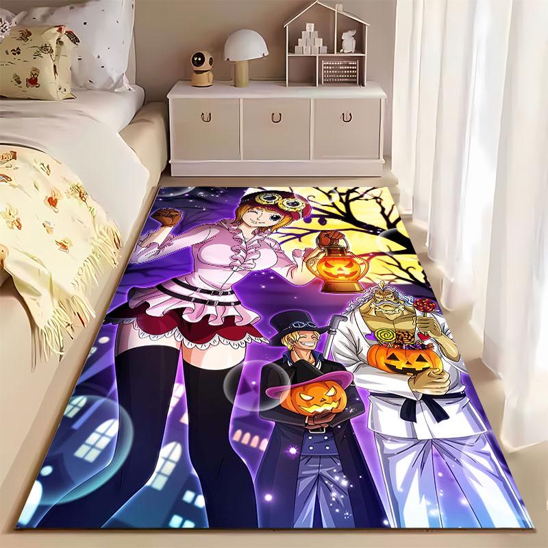 Halloween Anime Characters Design Suitable As a Non-slip Mat for the Living Room or Bedroom Sofa