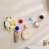 7PCS Hooks Colorful with Suction Cup Design Hooks Reusable Load-bearing Capacity Wall Hooks for Ceramic Tiles Glass Mirrors