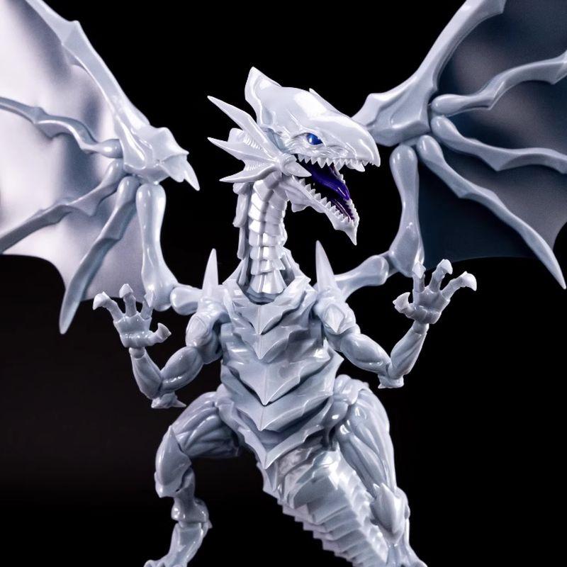 

Новейшая модель Белого Глаза Дракона из Yu-Gi-Oh Металлическая Покрашенная Спреем Фигурка-трансформер Набор для сборки Настольное украшение Коллекция для мальчиков Подарки