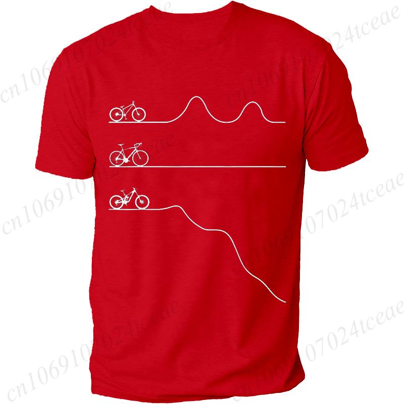 Funny Mountain Bike Road Downhill Graphic T Shirts Women Men New Short Sleeve Bicycle Cycling Biking Gift Harajuku T-shirt Tops