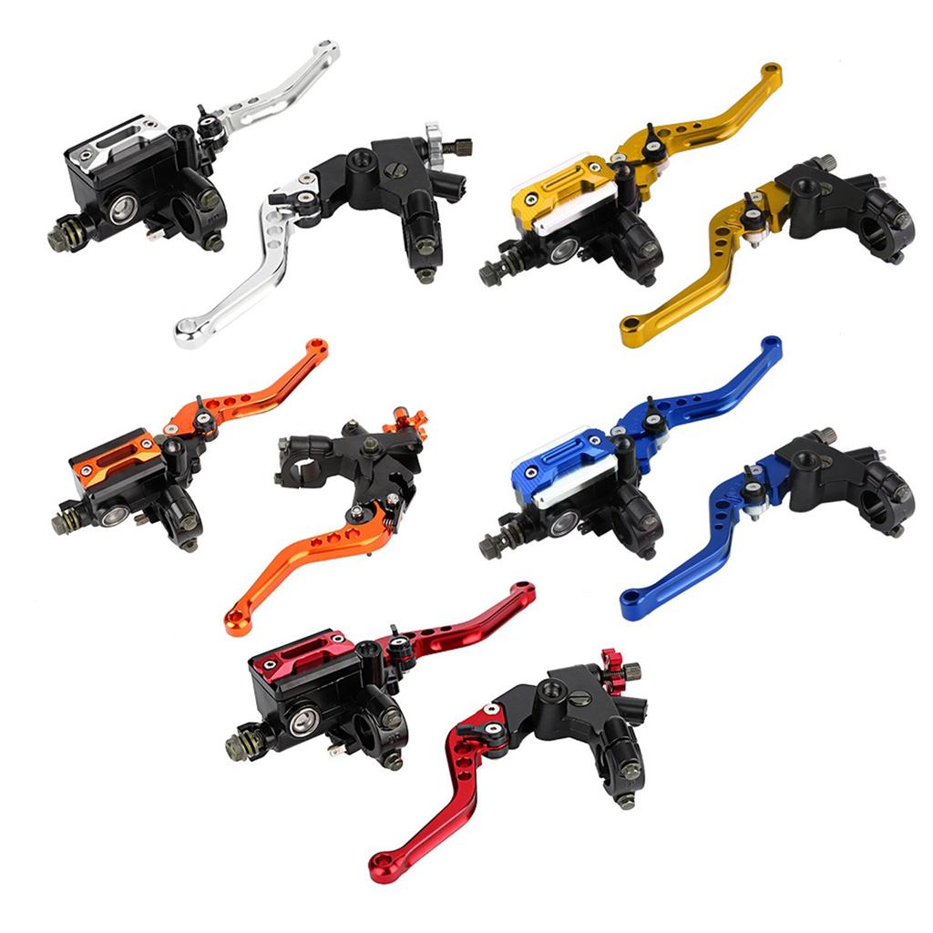 1 Pair 7/8\\\"(22mm)  Motorcycle Brake Clutch Master Cylinder Reservoir Levers