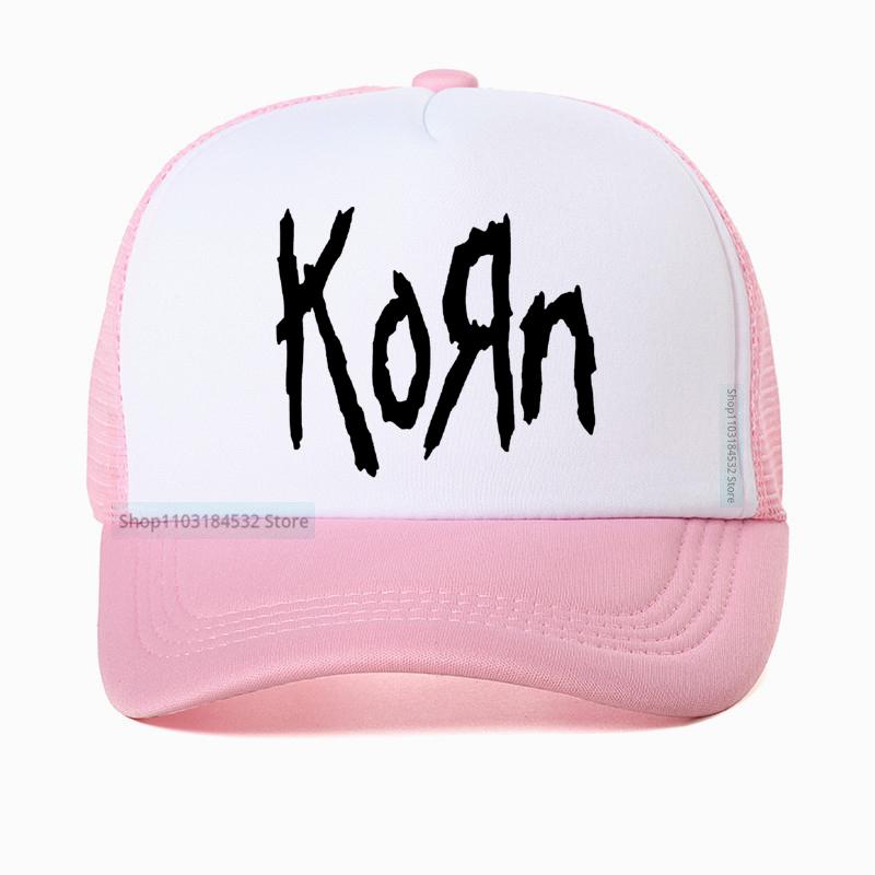 Korn Musik Konzert Rockband Welttournee Baseballkappe Unisex Vintage Metall Gothic Papa Sommer Netz Atmungsaktiv Truckerhut