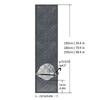 Silver Coated Sliding Window Vent Cloth For Air Conditioner Exhaust Hose Insulation Padded Portable AC Window Seal Kit