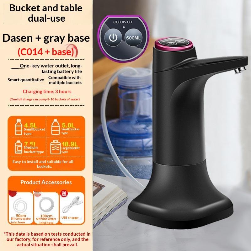 Automatic Water Dispenser Electric Water Pump Button Control Usb Charge Portable For Kitchen Office Outdoor Drink Dispenser