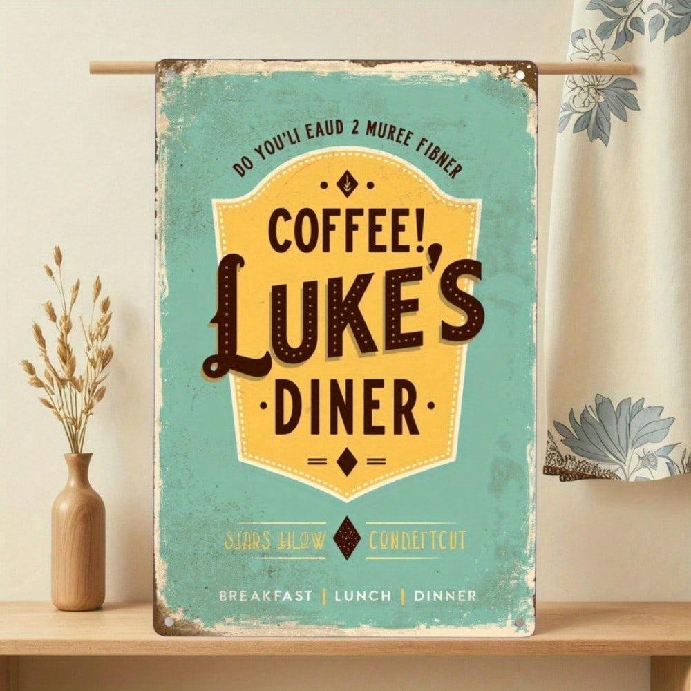 Vintage Tin Sign Wall Art Retro Decor Metal Poster