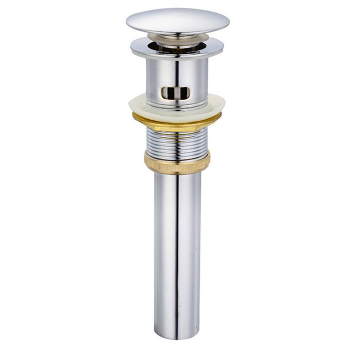 Bathroom Push Down Pop up Waste Sink Basin Drain (Silver,Stainless Steel) серебряный