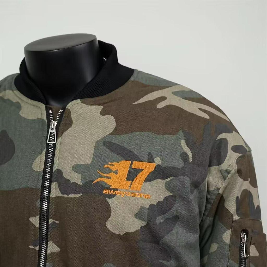 Men's Plus Size Japanese Style Camouflage Embroidery Jacket