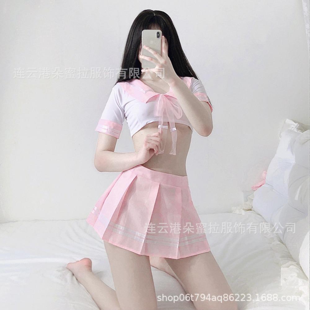 Domila Sexy Underwear Pure Student Clothing JK Uniform Temptation Passion Suit Pajamas Women's Qqny Clothes Wholesale