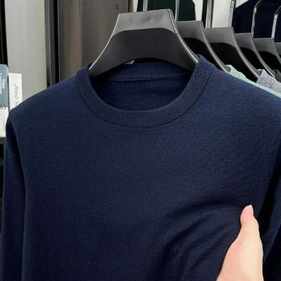 Men's Warm Thick Wool Half-High Collar Sweater for Autumn/Winter Casual Wear