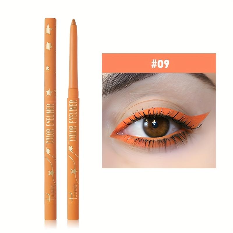 Pudaier Long-Lasting Waterproof Colored Eyeliner Is Easy To Outline The Eyes Without Smudging. It Is Suitable for Valentine'S Day And Music Festivals.