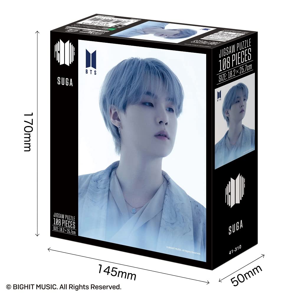 Epoch Jigsaw Puzzle BTS Proof SUGA x with Glue and Spatula 108-Piece (18.2 25.7 cm) 41-310