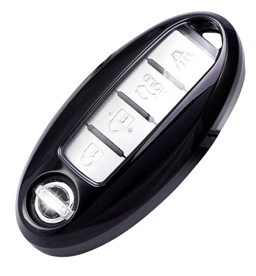 

Чехол для смарт-ключа VERISSY для Note, Leaf, X-Trail, Nissan Smart Key Cover, Days, Serena, Roox, Elgrand (черный)