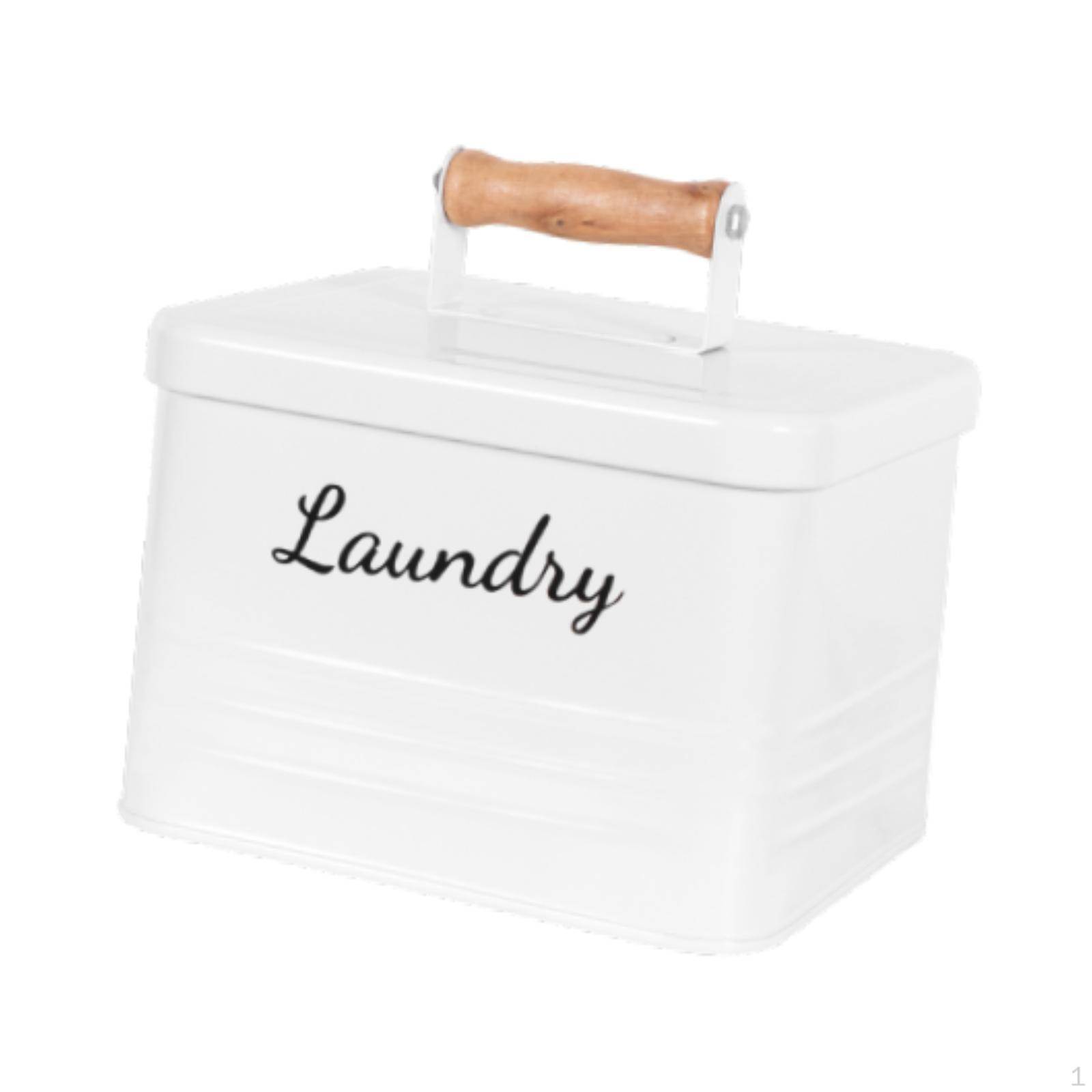 Контейнер для белья утюг ящик для хранения многофункциональный настольный диспенсер с деревянной ручкой для белый 2980₽