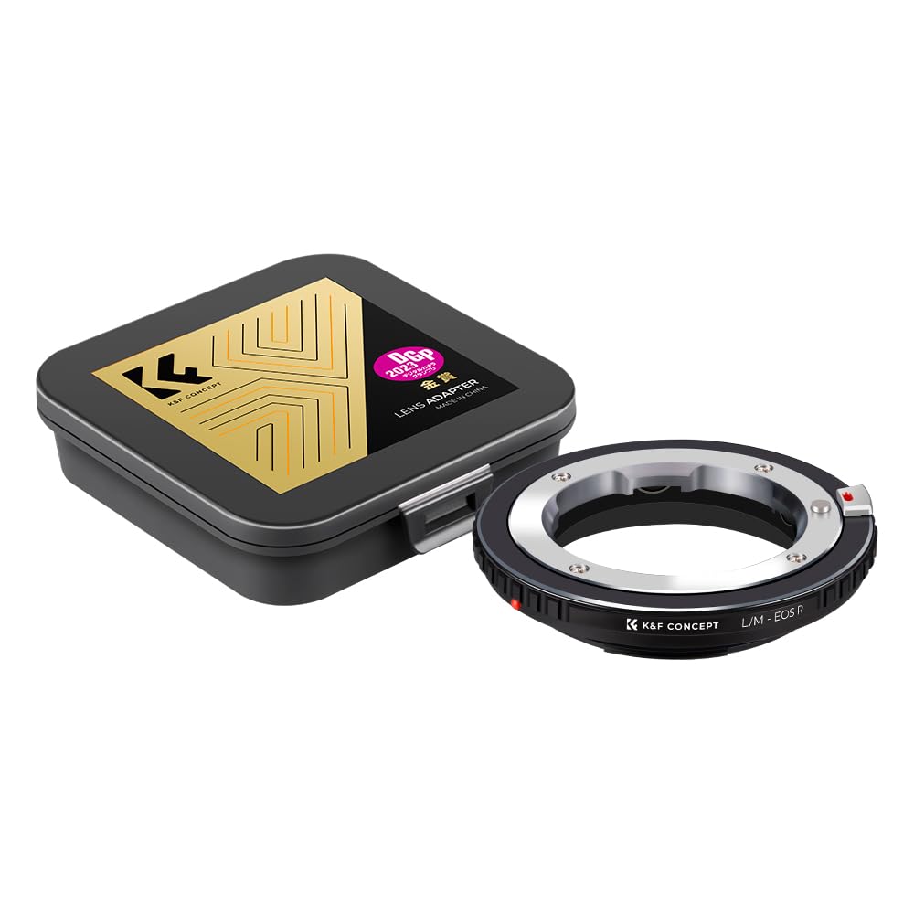 

Concept Mount Leica M RF Mount to EOS for Leica M Lenses to Canon EOS R Infinity Focusing K&F Adapter, R, Cameras, High-Precision чорний