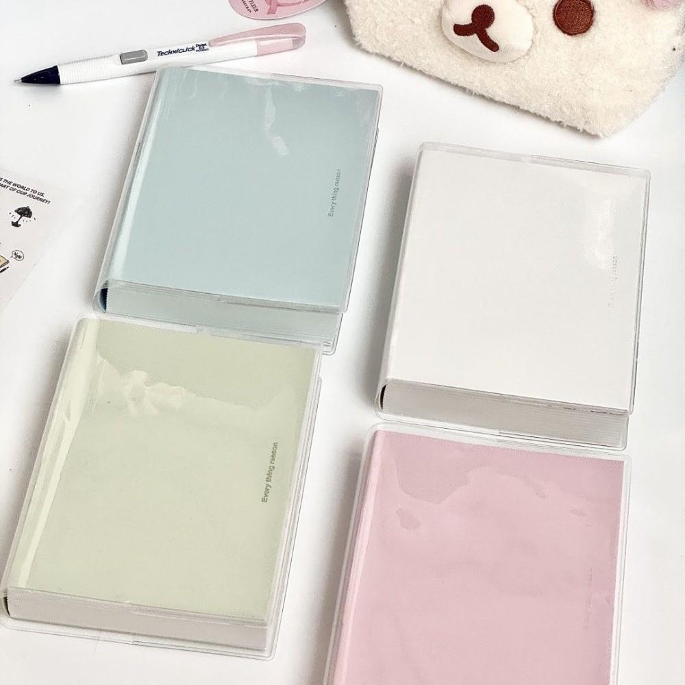 Transparent Cover A6 Notebook Paper Horizontal Notebook Journal Handbook  Office School Supplies